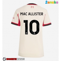 Ženske Nogometnih dresov Liverpool Alexis Mac Allister #10 Gostujoči 2025-26 Kratki rokavi